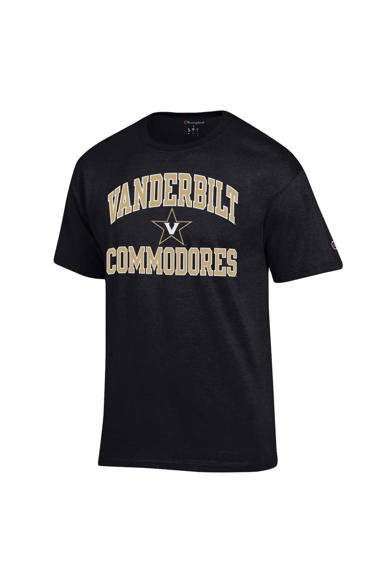 Champion Men's Champion Black Vanderbilt Commodores High Motor T-Shirt, Alternate, color, 