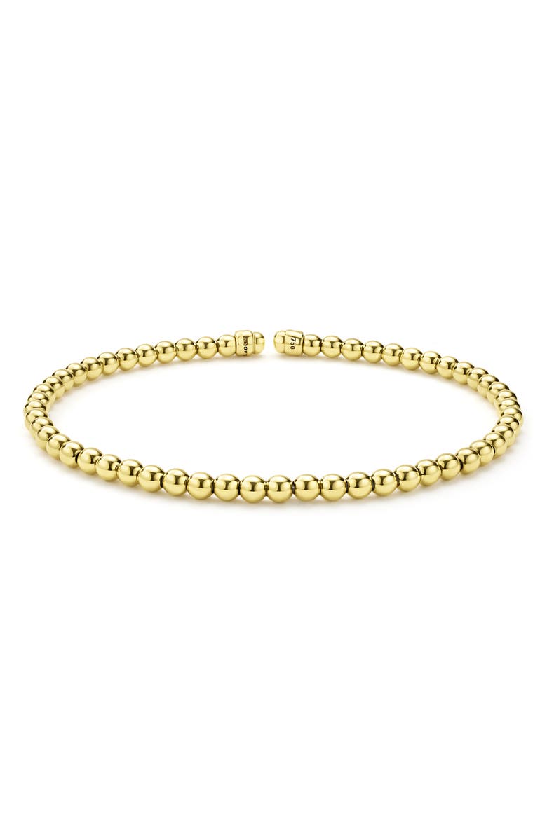 LAGOS Caviar Gold 18K Gold Cuff Bracelet, Main, color, Gold
