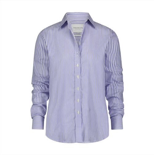 The Shirt By Rochelle Behrens The Jet Set Boyfriend Shirt In Multi