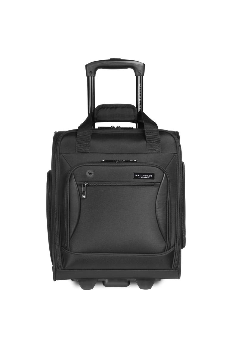 Solutions 16 Underseat Bag with Padded Electronics Pockets, Main, color, Black