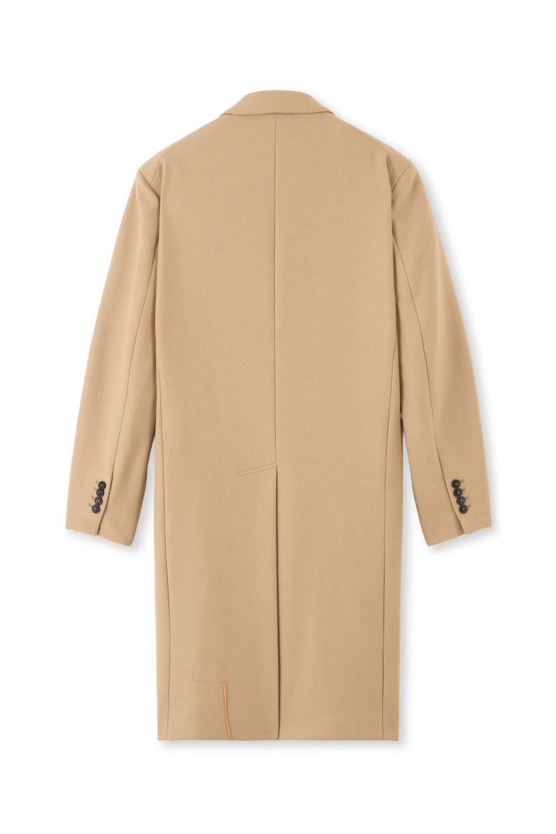 Ernesto Double-Breasted Wool Coat, Alternate, color, Camel