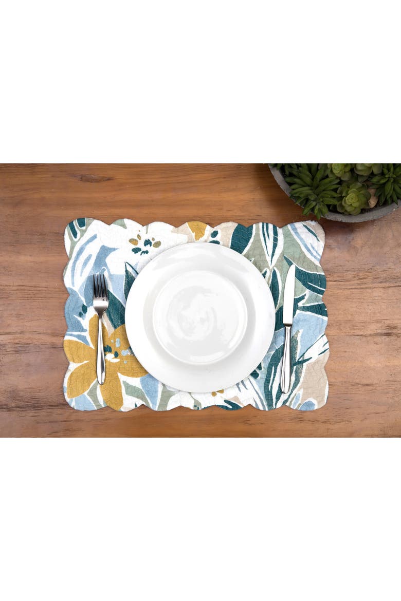 Blue Joelle Placemat Collection Sets of 6, Alternate, color, Blue