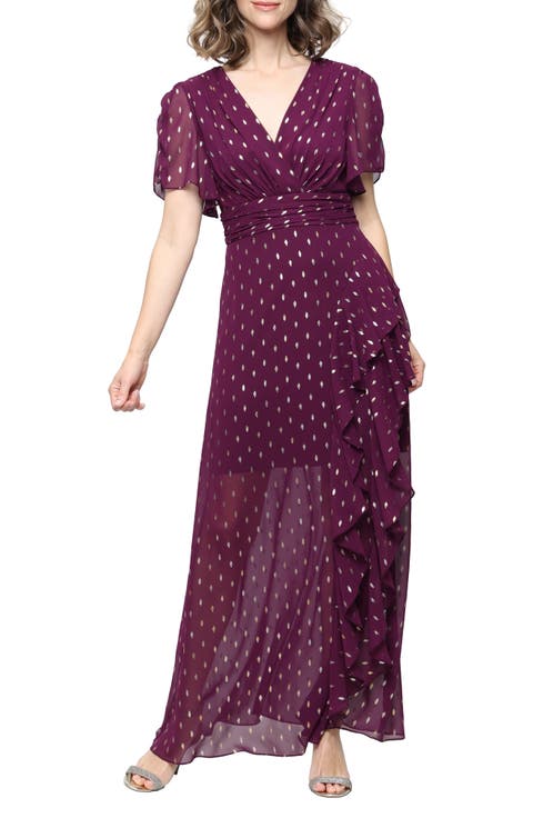 Foil Print Dress