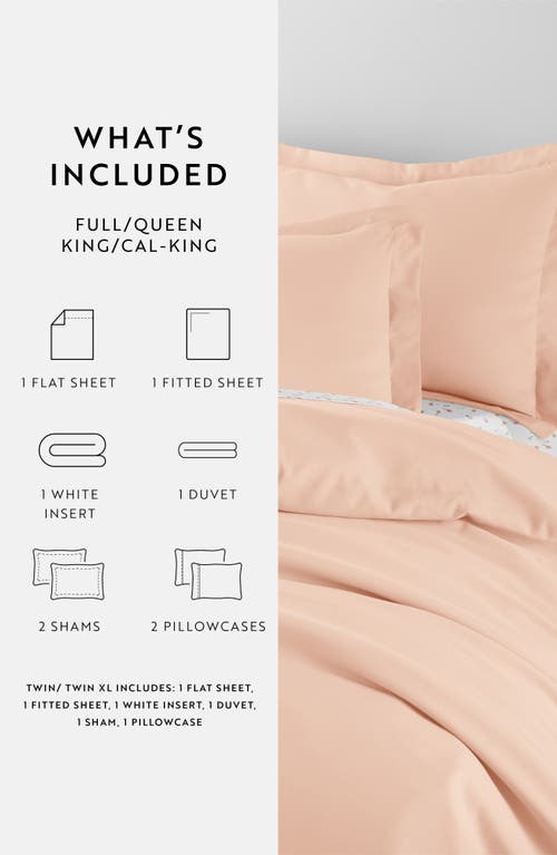 Homespun Bundle Duvet Set In Blush