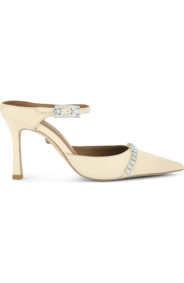 Kurt Geiger London Strass Pointed Toe Mule, Main, color, Natural