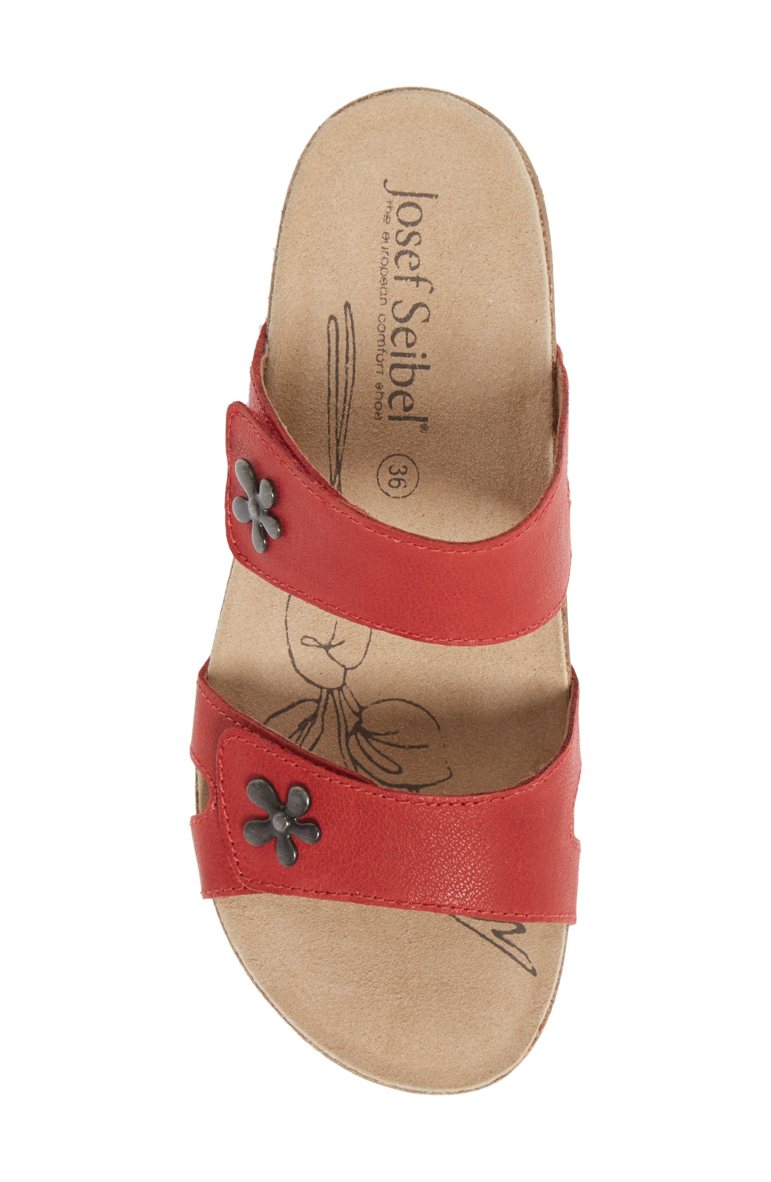 Natalya 12 Sandal, Alternate, color, RED LEATHER