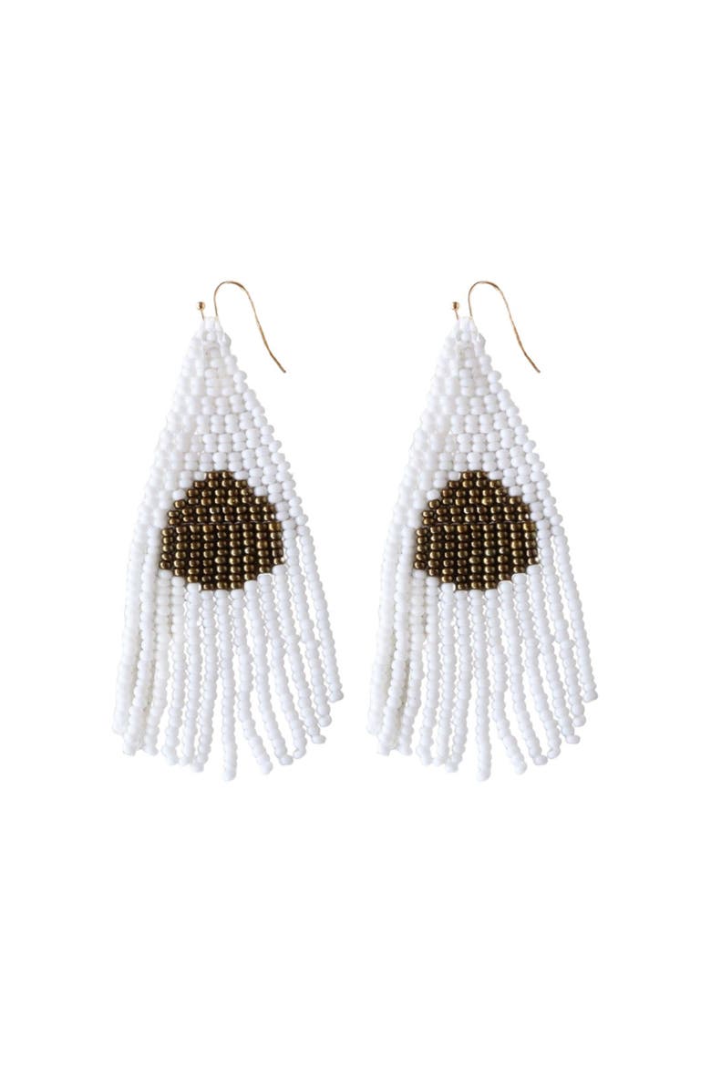 Embera Earrings, Main, color, White Multi