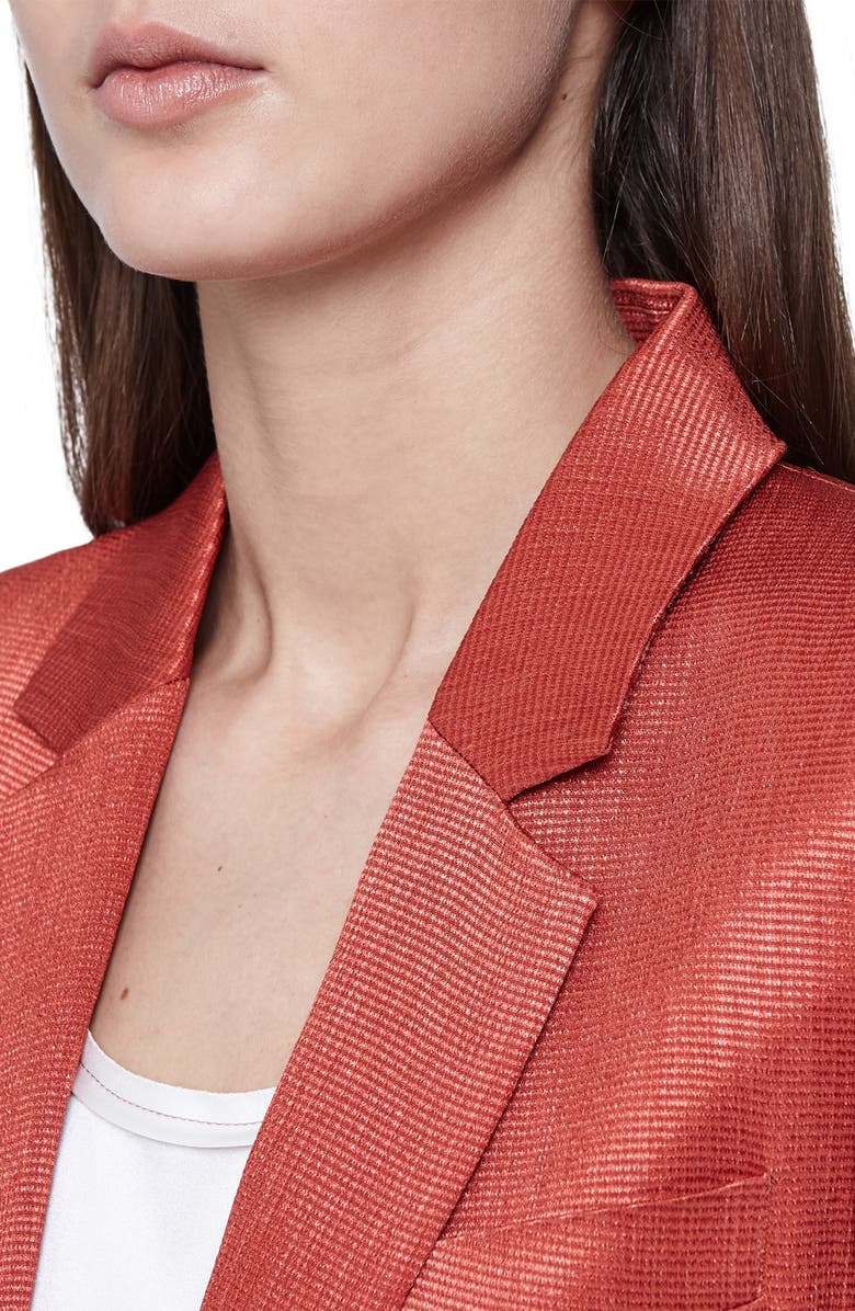 Reiss Ayla Textured Blazer, Alternate, color, 