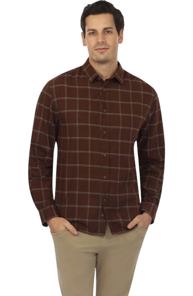 Vustra Men's Teton Plaid Light Flannel Shirt, Alternate, color, 