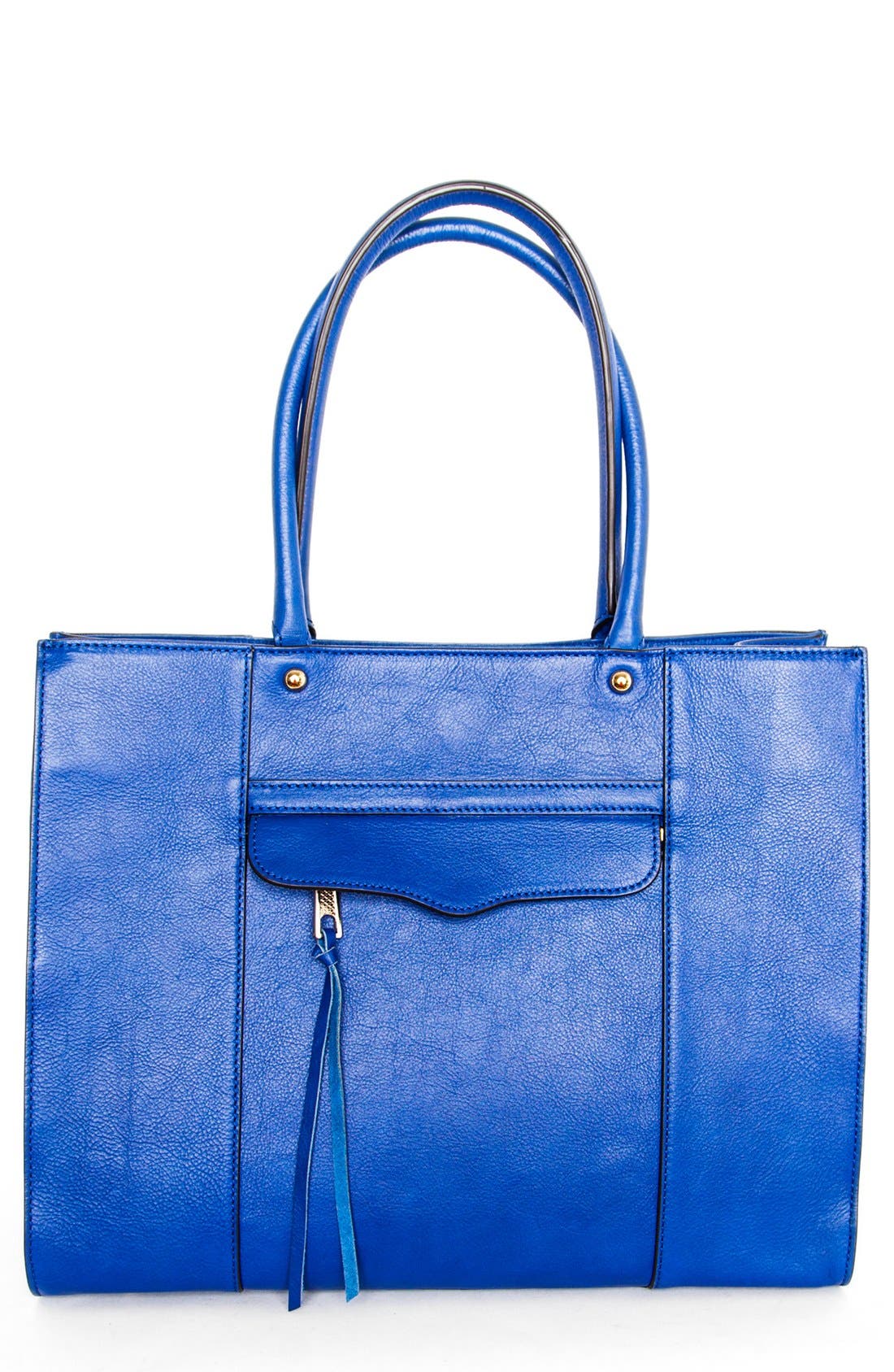 'Medium MAB' Tote, Main, color, ELECTRIC BLUE