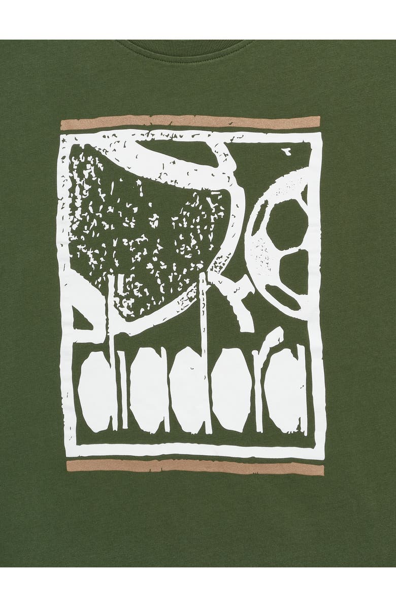 Diadora Legacy I Cotton Graphic T-Shirt, Alternate, color, Green Botanic