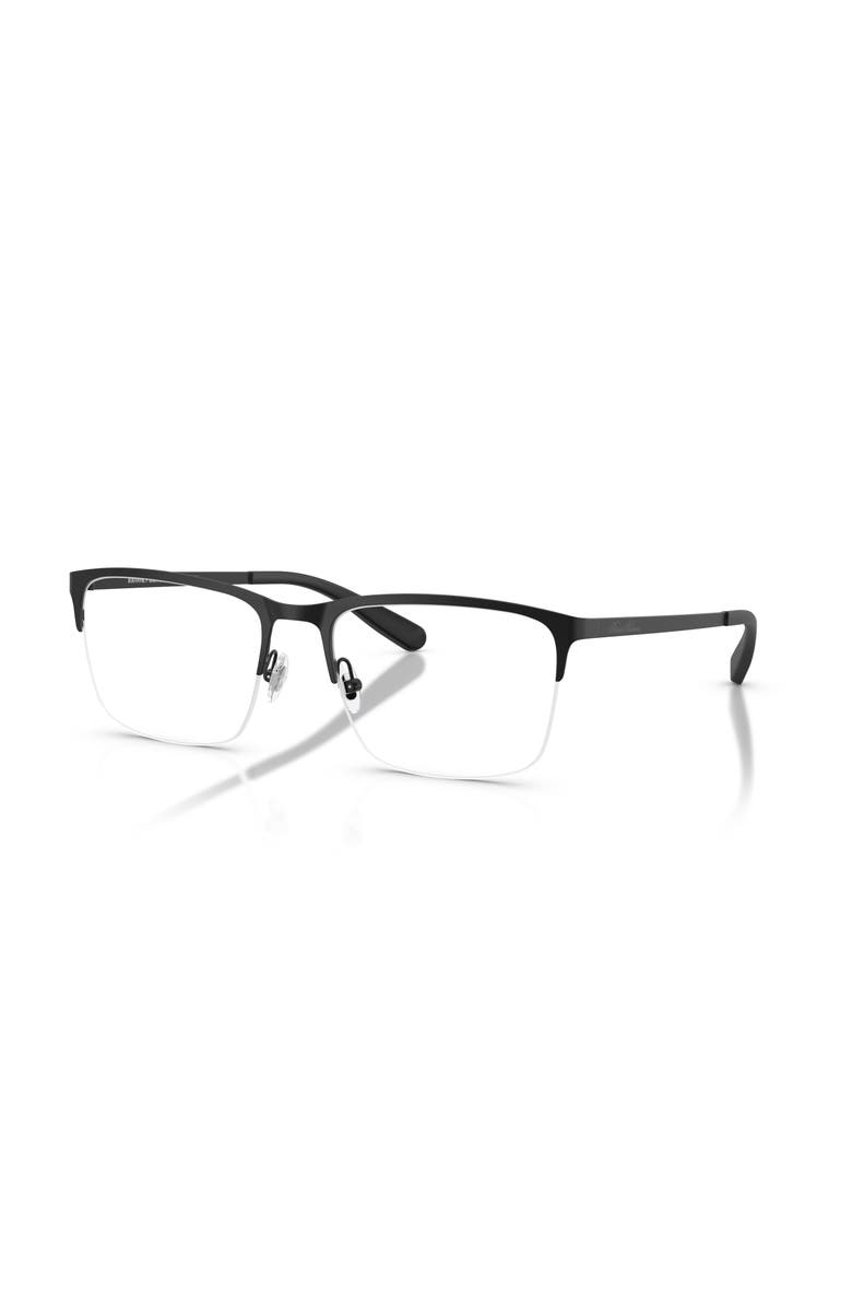 Brooks Brothers 58mm Rectangle optical glasses, Main, color, Black