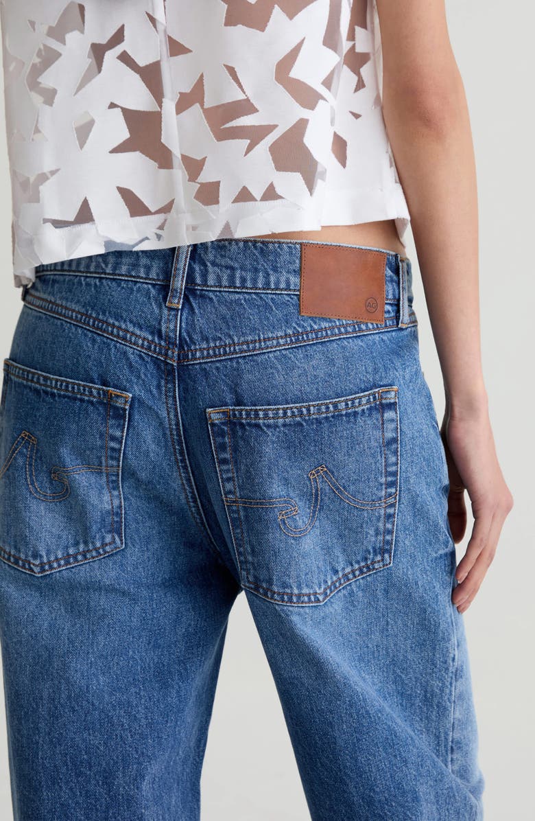 AG Billie High Waist Straight Leg Jeans, Alternate, color, American Riviera