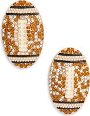 Leith Football Stud Earrings