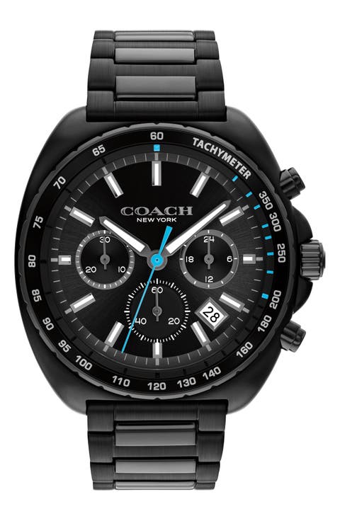 Charter Chronograph Bracelet Watch, 44.5mm