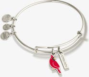 Alex and Ani 'Strength' Cardinal Duo Charm Bangle Bracelet
