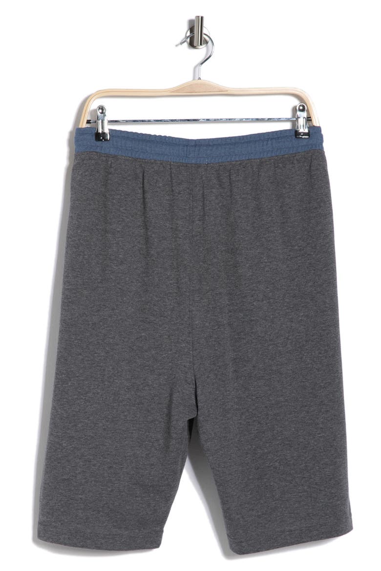 Interlock Pajama Shorts, Alternate, color, DARK HEATHER GREY