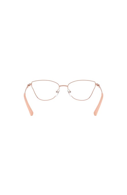Michael Kors 56mm Cat Eye Optical Glasses In Gold