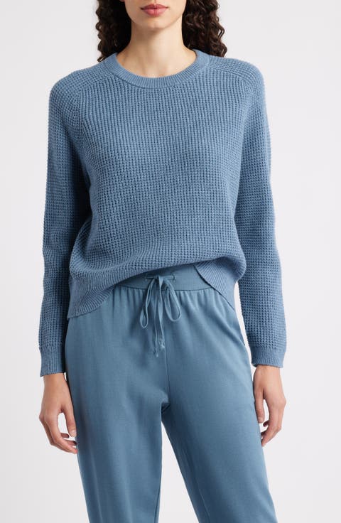 Organic Cotton & Cashmere Crewneck Sweater (Regular & Petite)