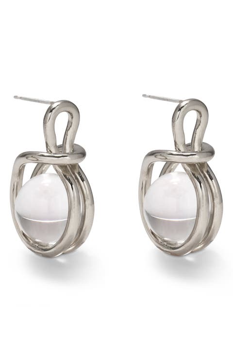 Sling Quartz Drop Earrings