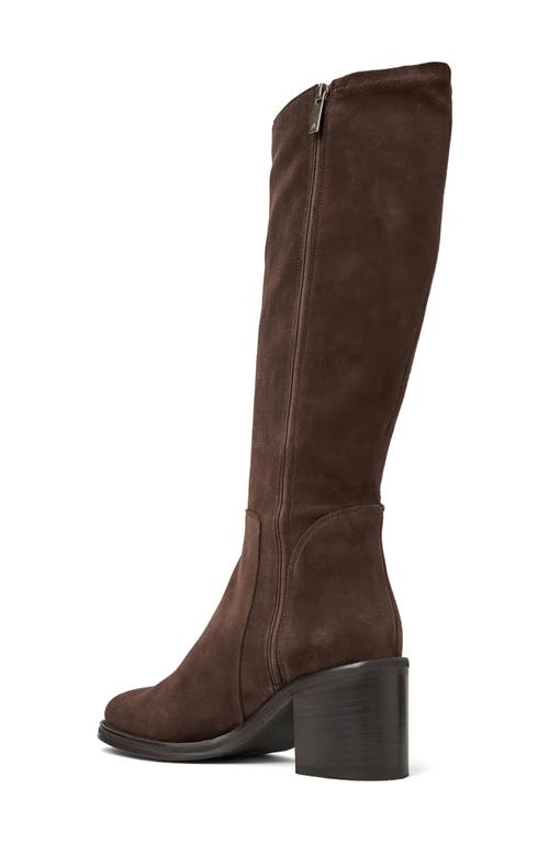 Aquatalia Serafina Water Resistant Knee High Boot In Brown