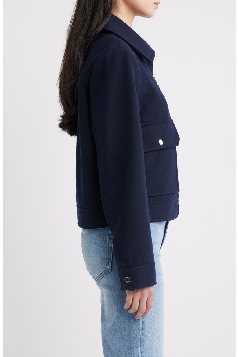 Crop Work Jacket, Alternate, color, NAVY