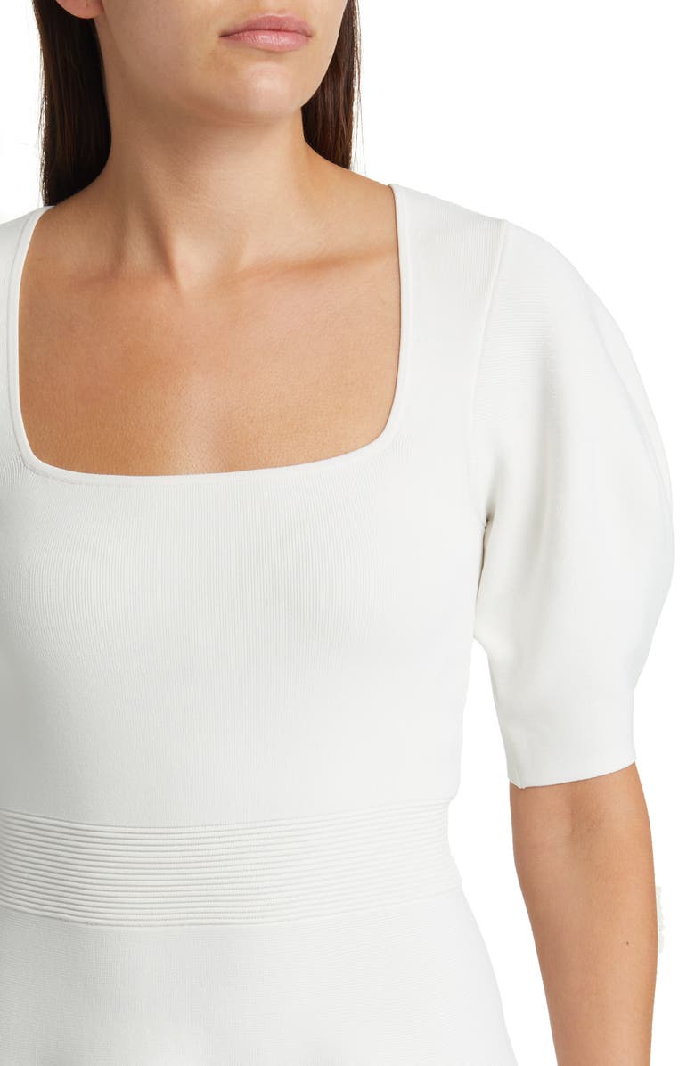 Ted Baker London Hayliy Puff Sleeve Knit Skater Dress, Alternate, color, 