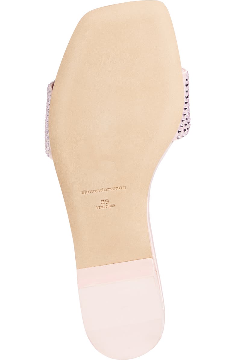 Alexander Wang Vy Crystal Embellished Slide Sandal, Alternate, color, Light Pink