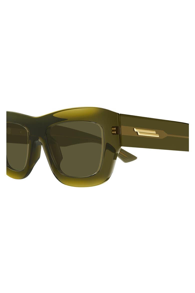 50mm Square Sunglasses, Alternate, color, GREEN