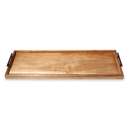 Twine Acacia Wood Longboard Cheese Board With Metal Handle