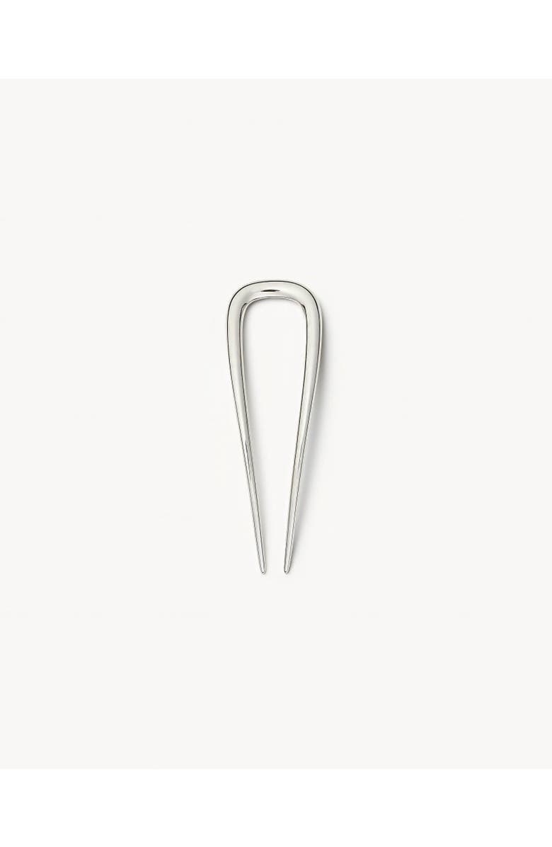 MACHETE Petite French Hair Pin in Silver, Main, color, Silver