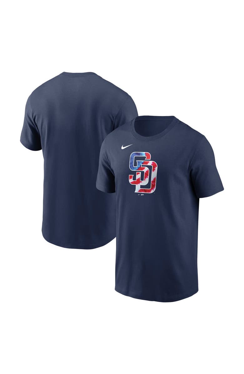 Nike Men's Nike Navy San Diego Padres Americana T-Shirt, Alternate, color, Navy