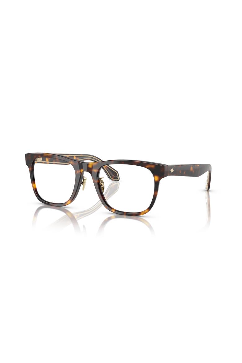 53mm Square optical glasses, Main, color, Tortoise