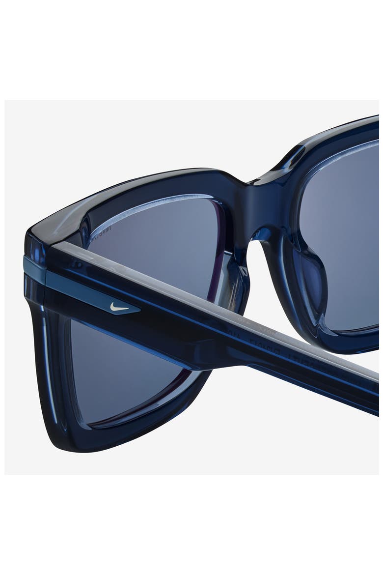 Crescent I 54mm Rectangular Sunglasses, Alternate, color, NAVY / BLUE