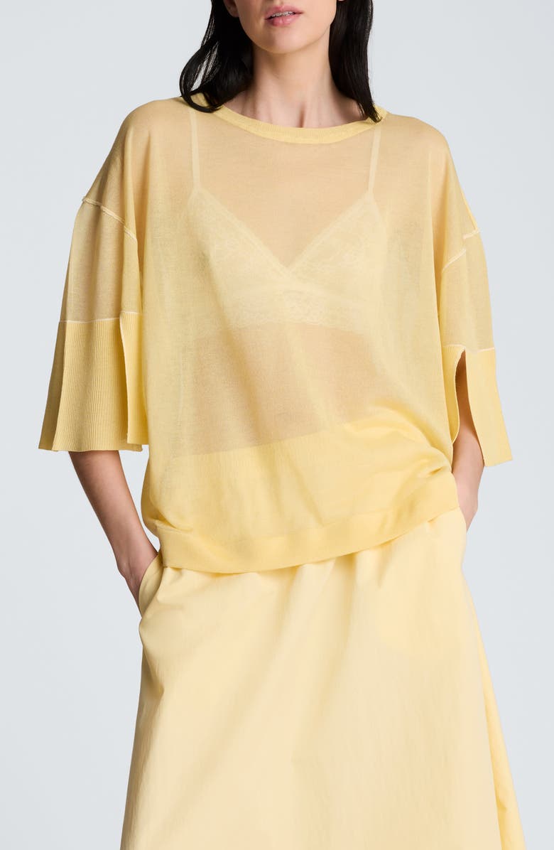 Kenneth Cole Semisheer Crewneck Sweater, Main, color, 