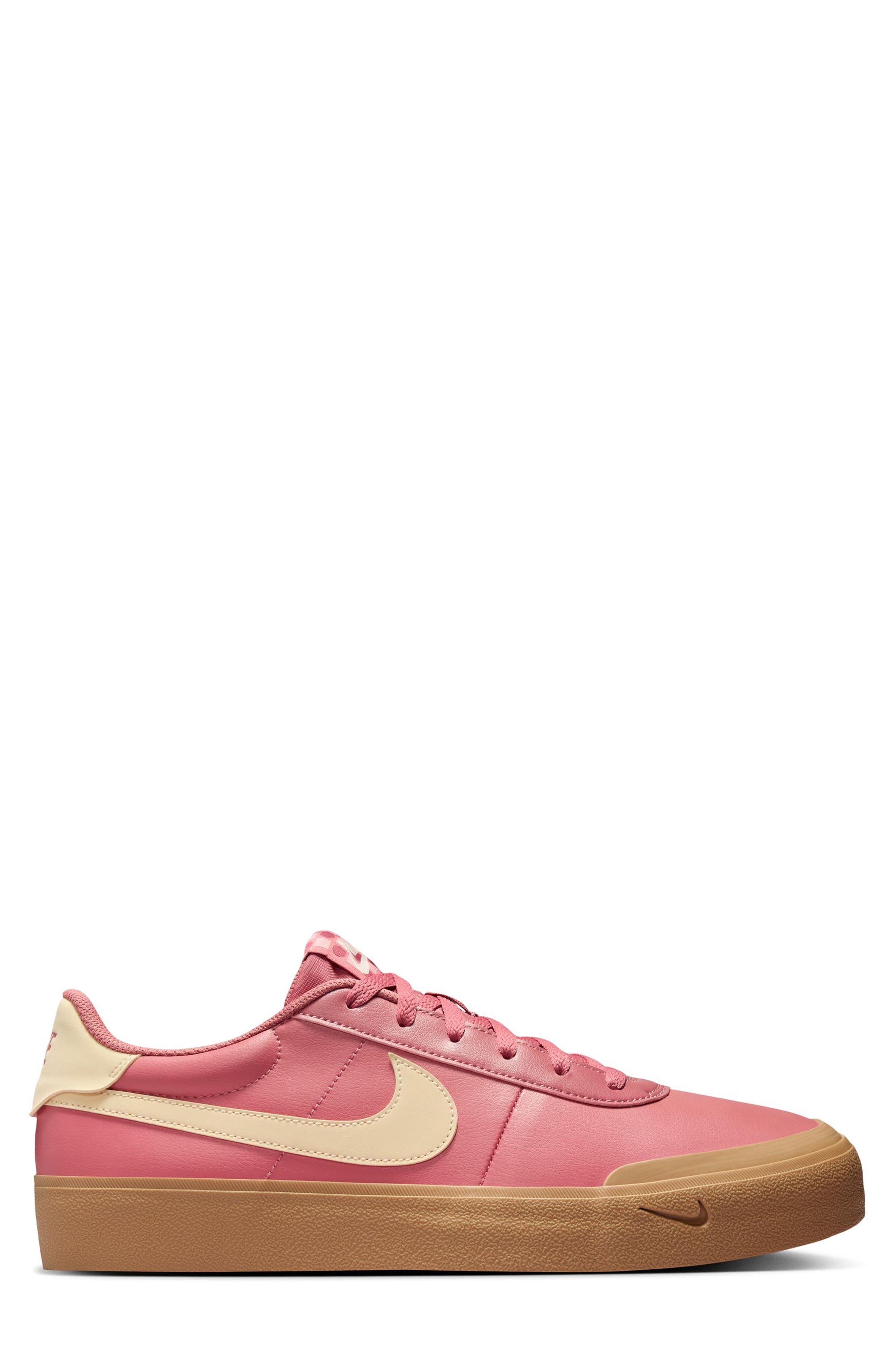 Nike Court Shot Sneaker, Alternate, color, Canyon Pink/ Light Brown