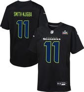 Nike Youth Nike Jaxon Smith-Njigba Black Seattle Seahawks Super Bowl LX Patch Carbon Fashion Game Jersey