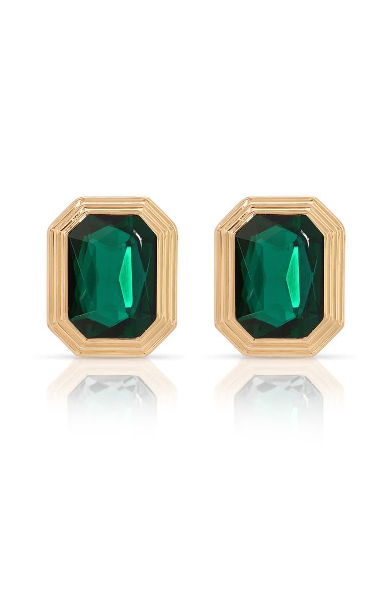 Ettika Deco Crystal Statement Stud Earrings, Main, color,