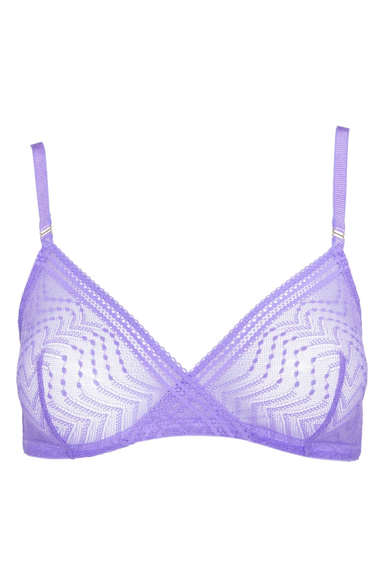 Huit Eclantante Lace Bra, Alternate, color, Purple