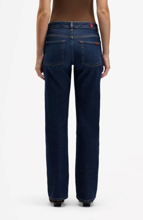 7 For All Mankind Calie Ankle Straight Leg Jeans In Blue