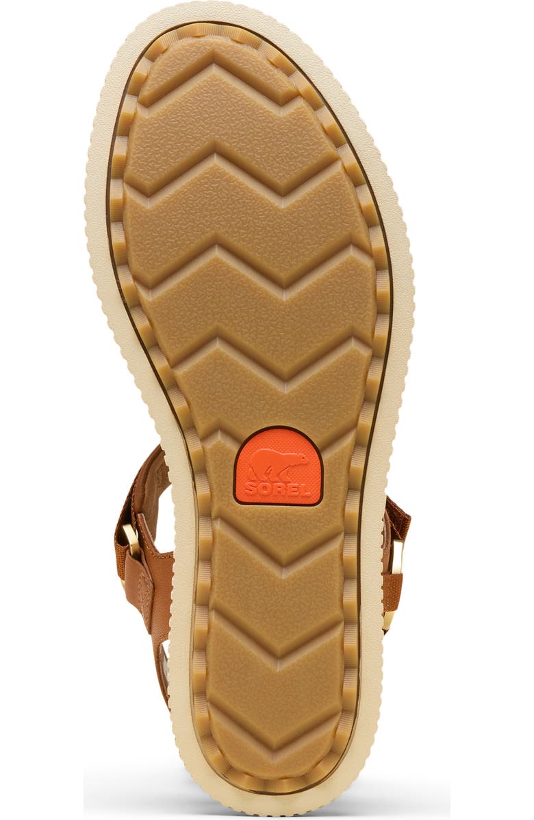 SOREL ONA AVE Ankle Strap Sandal, Alternate, color, Iced Tea/ Gum