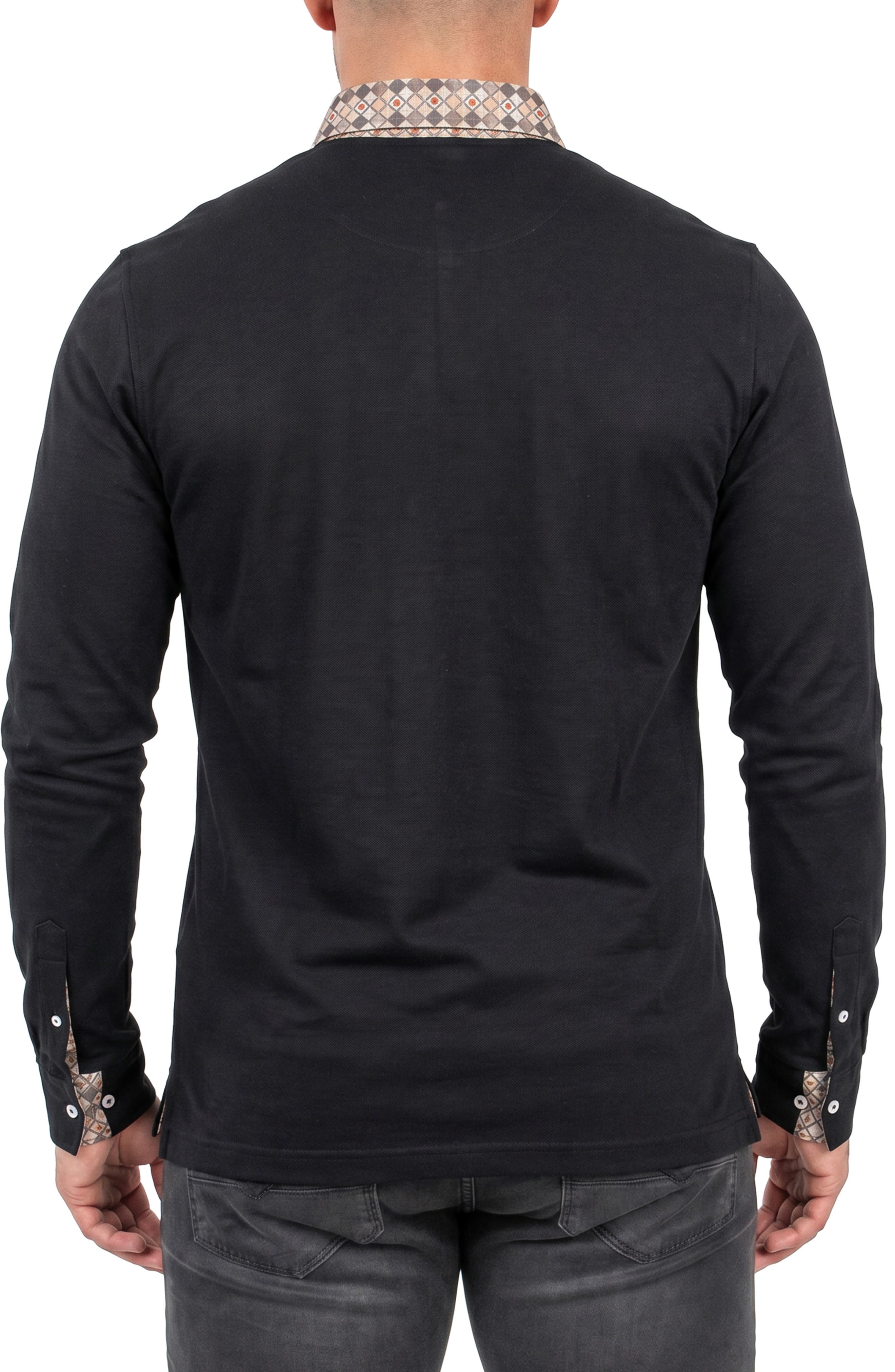 Maceoo Newton Long Sleeve Polo (Men) | Nordstrom