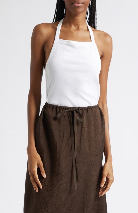 Clovis Organic Cotton Halter Tank