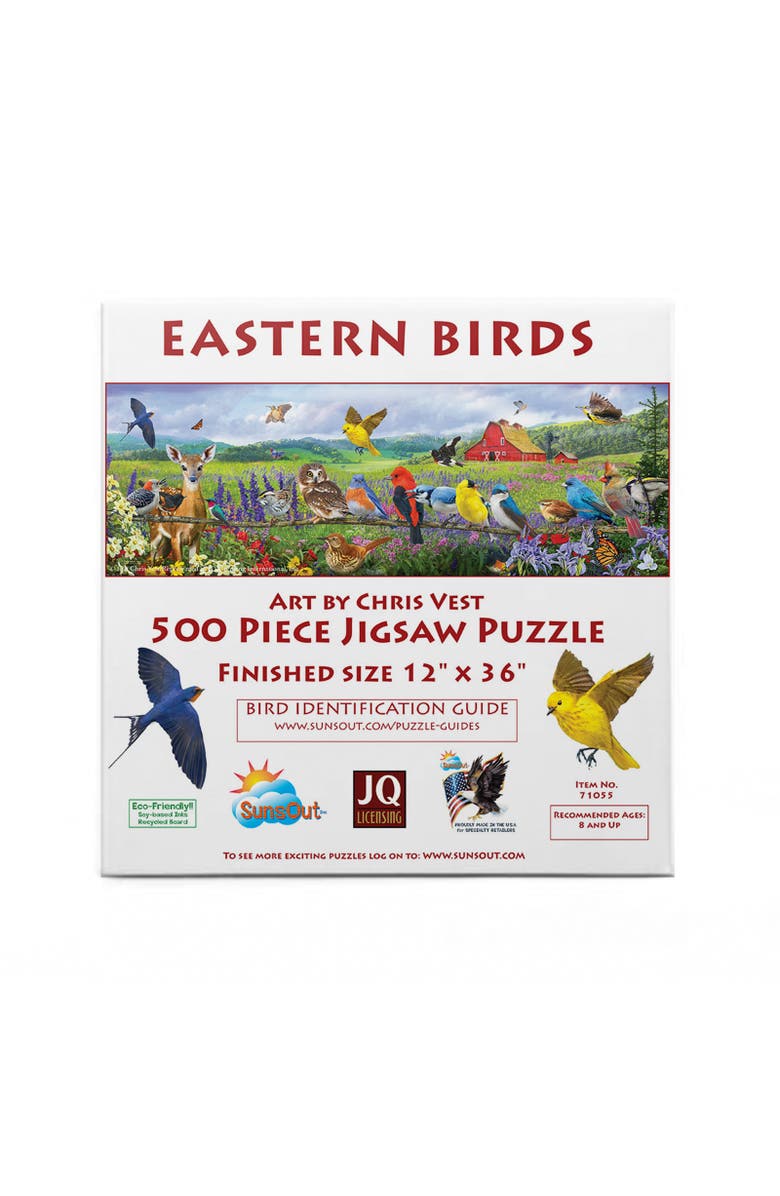 Sunsout Eastern Birds 500 piece Jigsaw Puzzle for Adults, Alternate, color, Multicolor