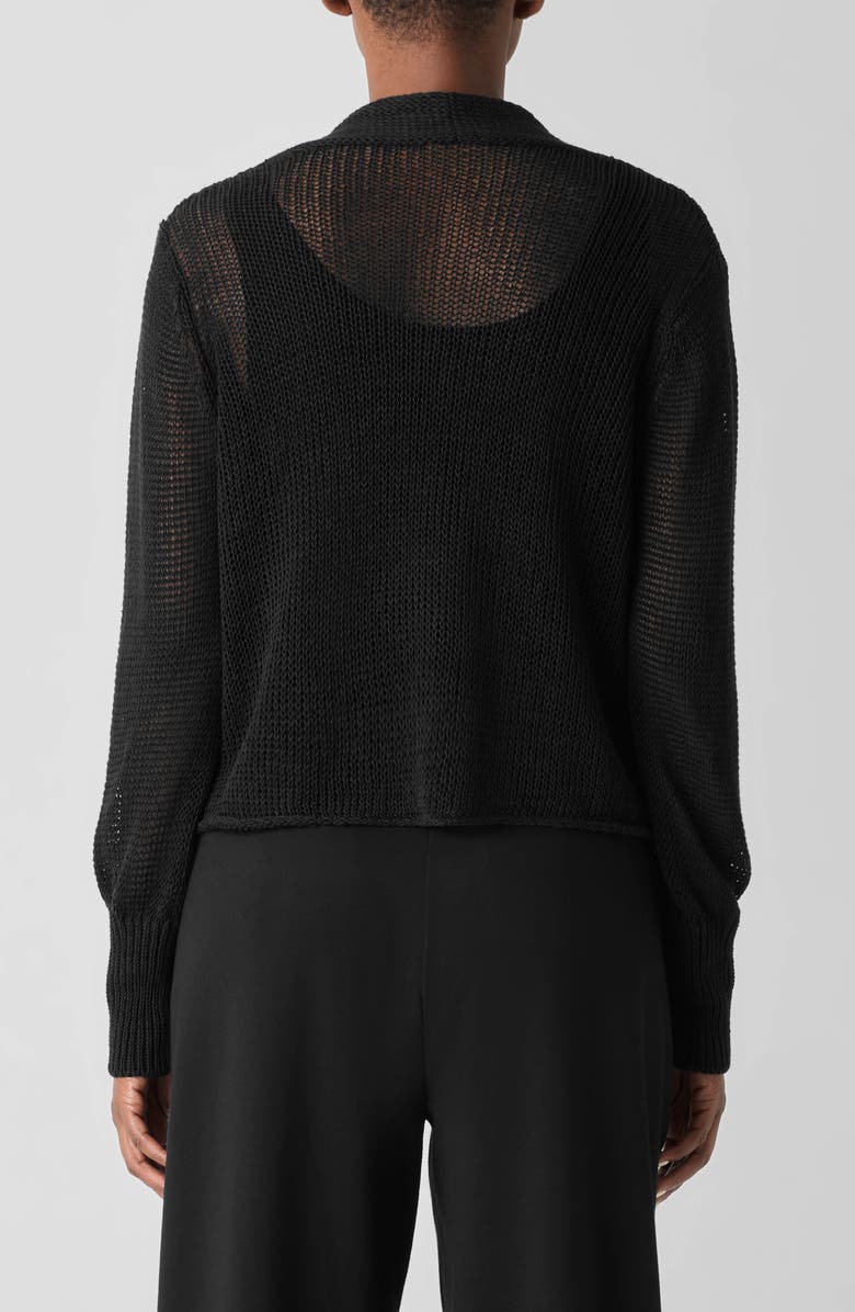 Eileen Fisher Organic Linen & Organic Cotton Cardigan, Alternate, color, 