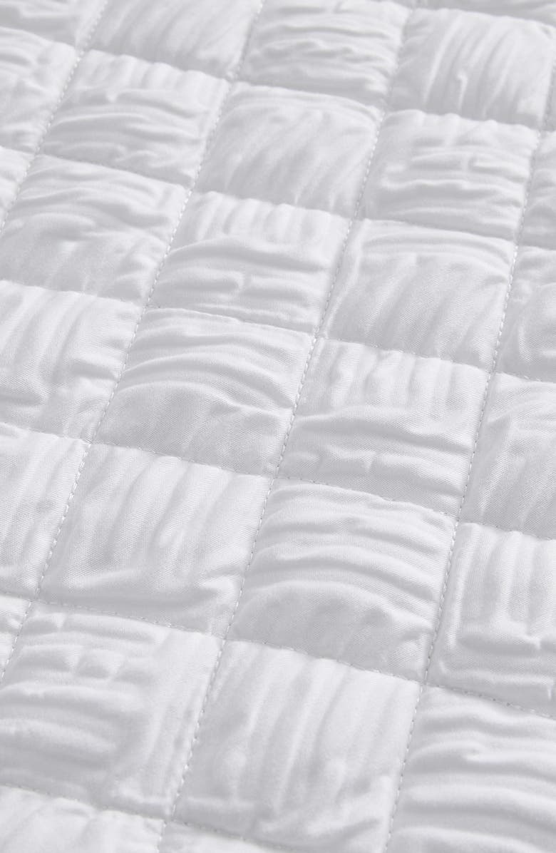 Woven & Weft Diamond Embossed Quilt Set, Alternate, color, White
