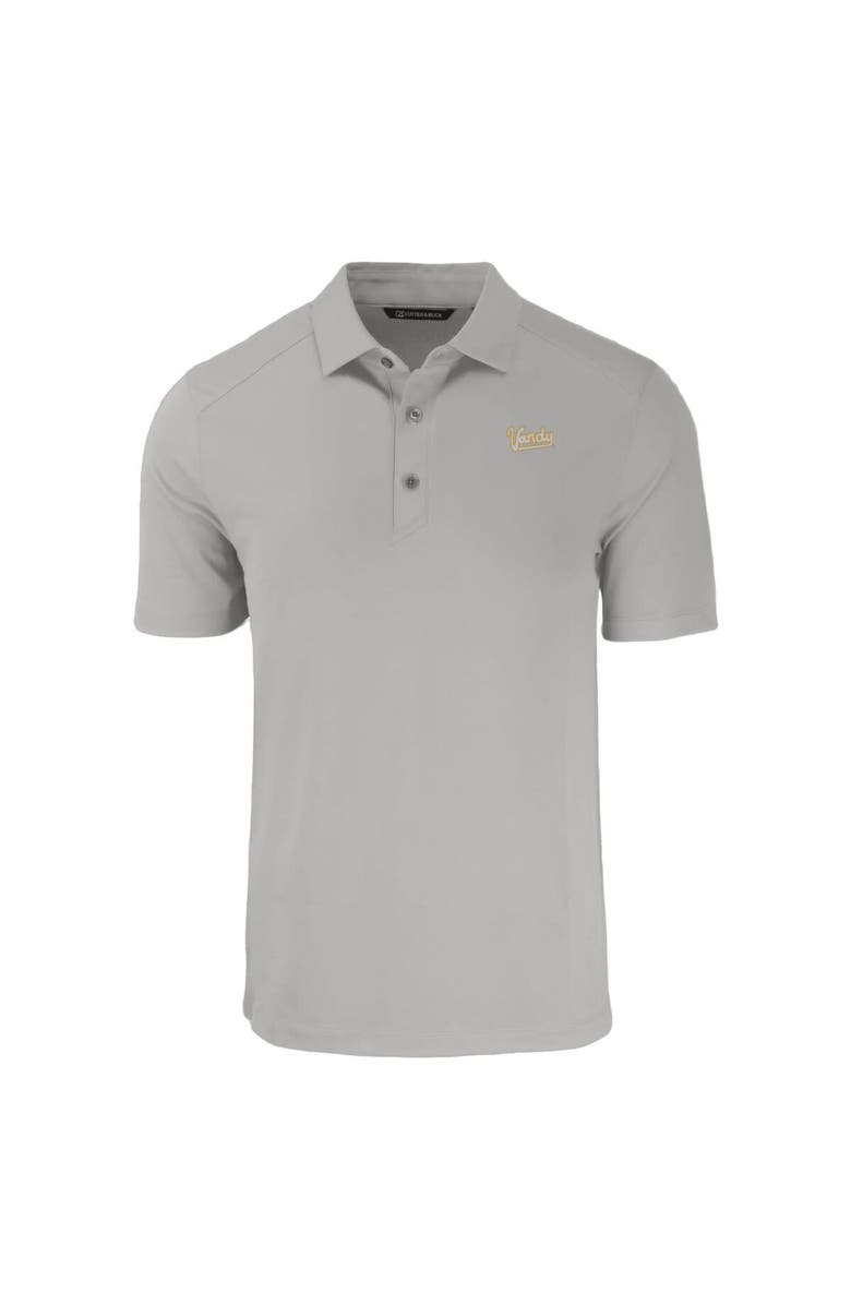 Cutter & Buck Men's Cutter & Buck  Gray Vanderbilt Commodores Vault Forge Eco Stretch Recycled Polo, Alternate, color, 