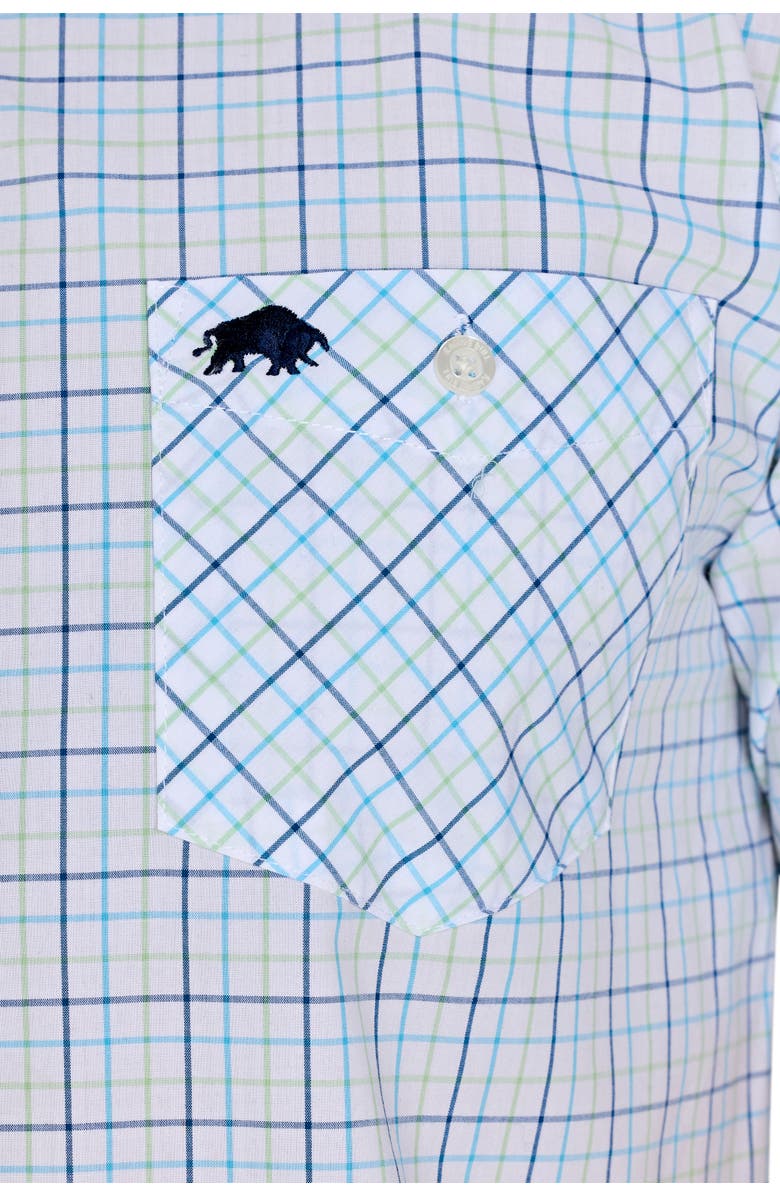 Raging Bull Short Sleeve Cotton Poplin Shirt, Alternate, color, White