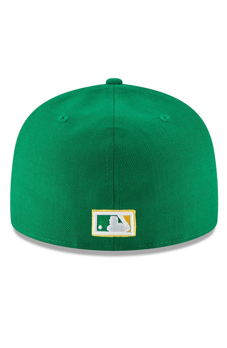 New Era Men's New Era Green Oakland Athletics Cooperstown Collection Wool 59FIFTY Fitted Hat, Alternate, color, Green