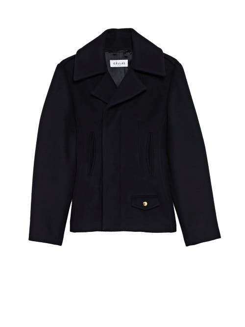 Callas Milano Franke- Zipper Front Moto Jacket In Black